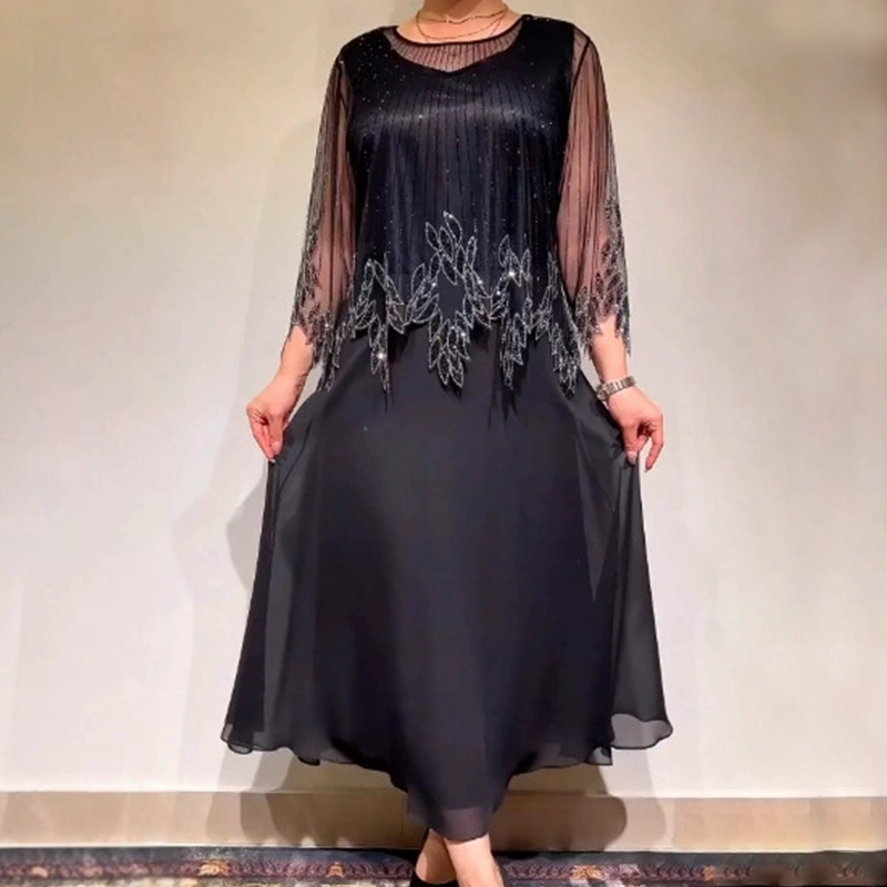 Ava | Stylowa Casual Midi Sukienka