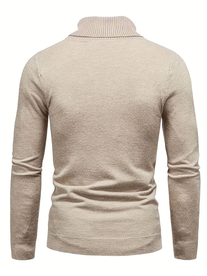 Malcolm | Klasyczny Sweter z Mock-Neck