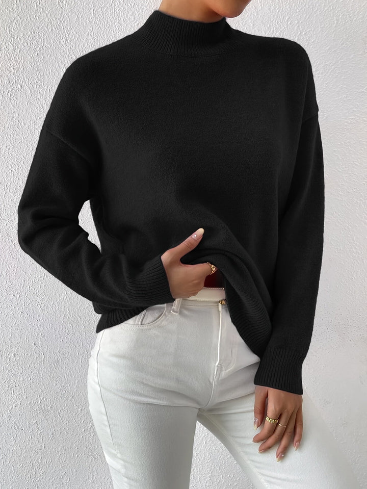 Lorelei | Wyrafinowany Sweter z Mock Neck