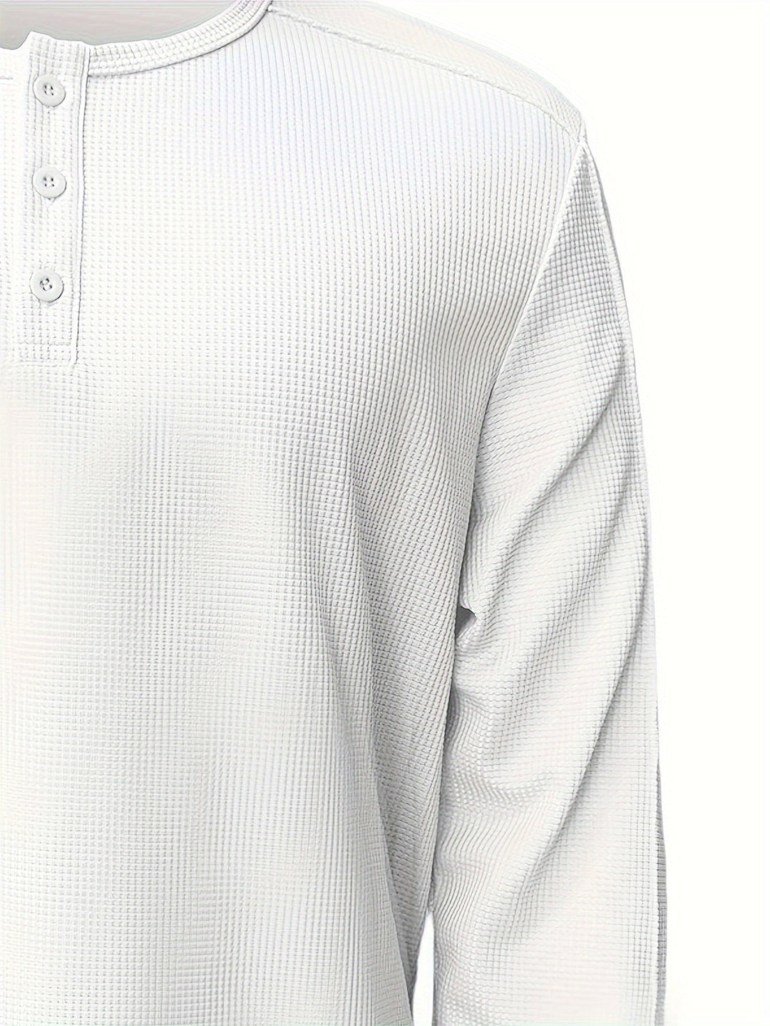 Carson | Teksturowany longsleeve Henley