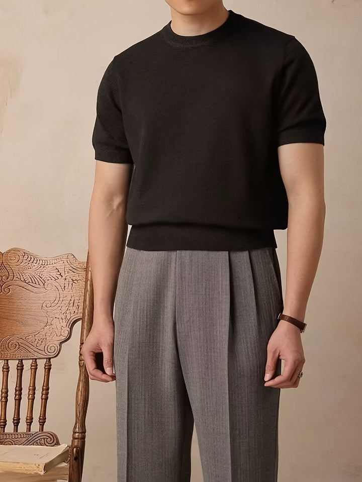 Reid | Elegancki Krótki Rękaw Sweter