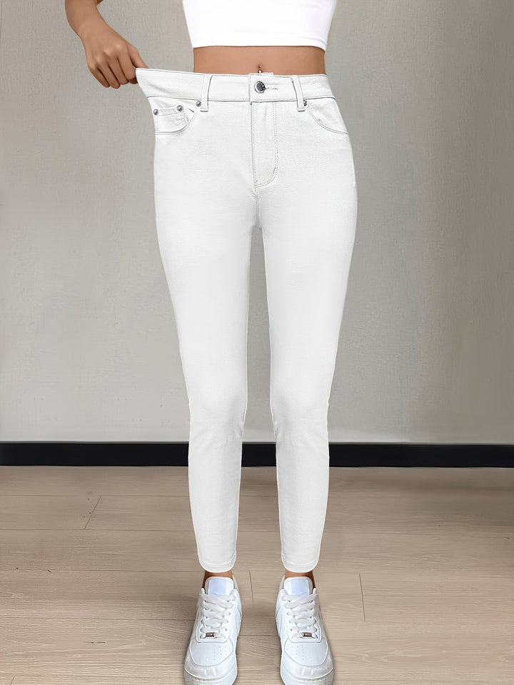 Sylvie | Jeansy Skinny z Wysokim Stanem