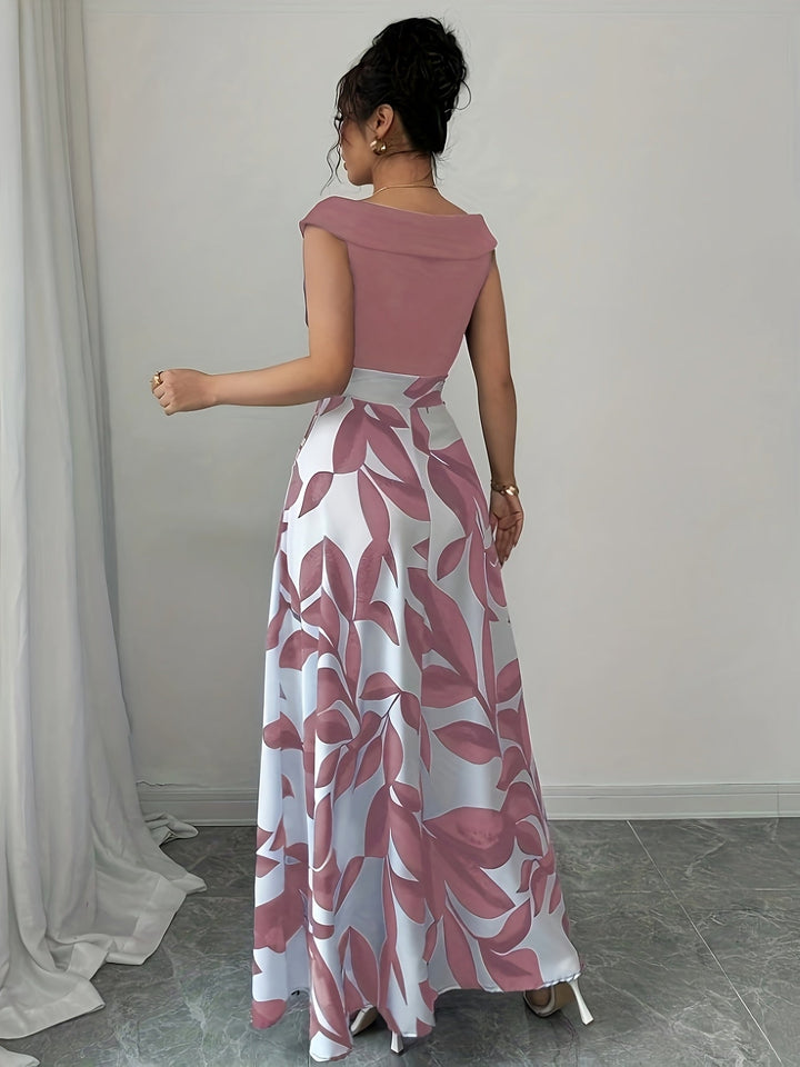 Lucille | Elegancka Kwiatowa Sukienka Maxi