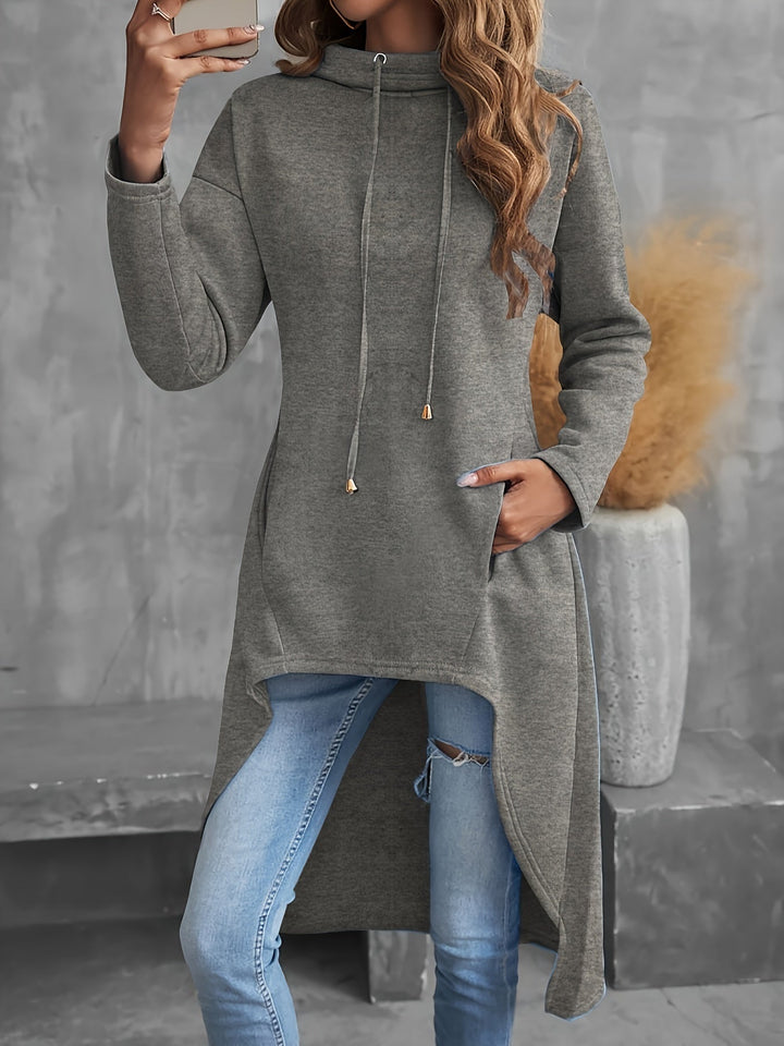 Tabitha | Bluza z kapturem z regulowanym ściągaczem