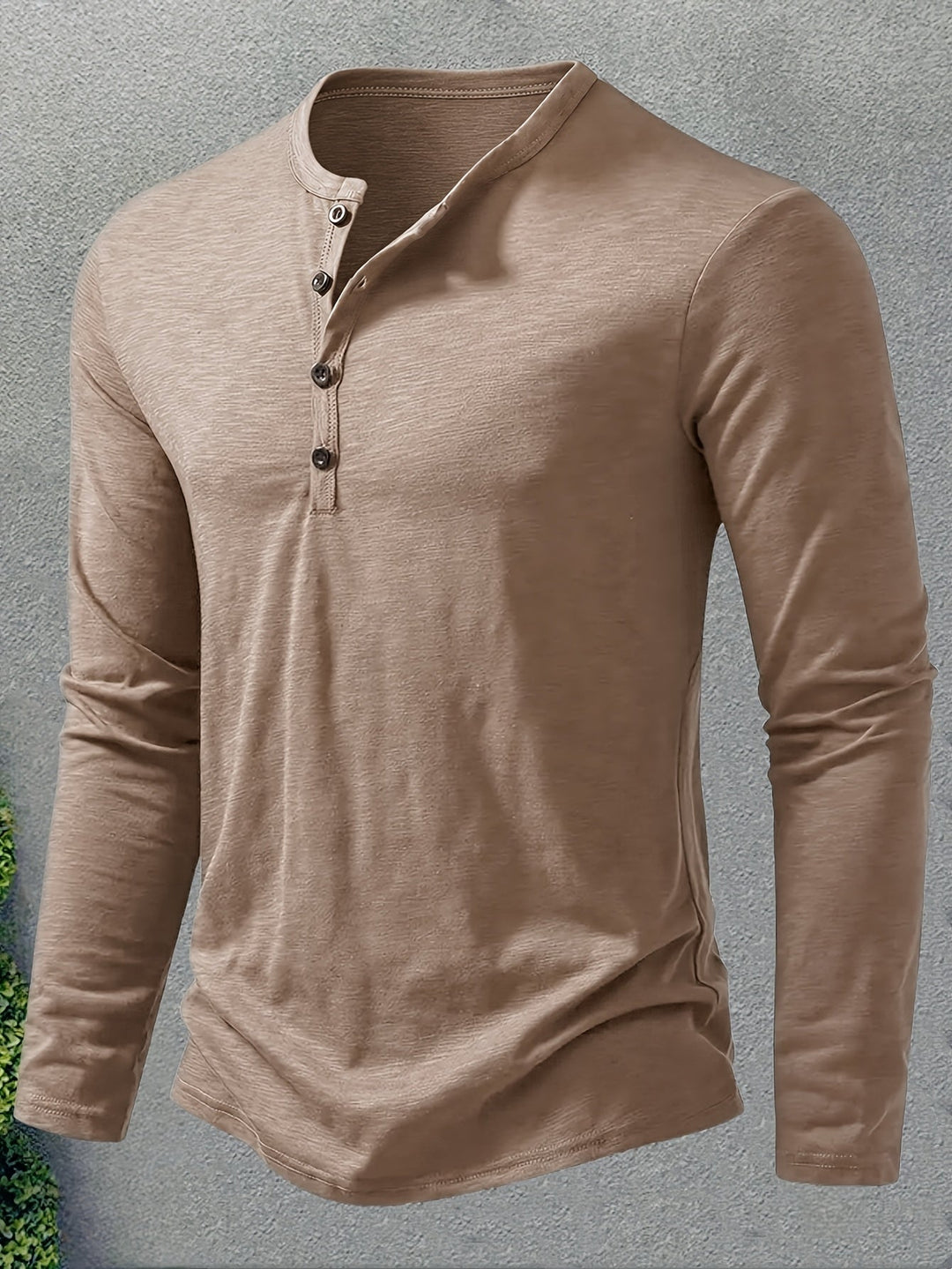 Dalton | Klasyczny Henley z Guzikami