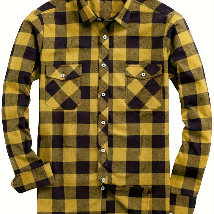 Miles | Klasyczna Koszula Flanelowa w Kratę