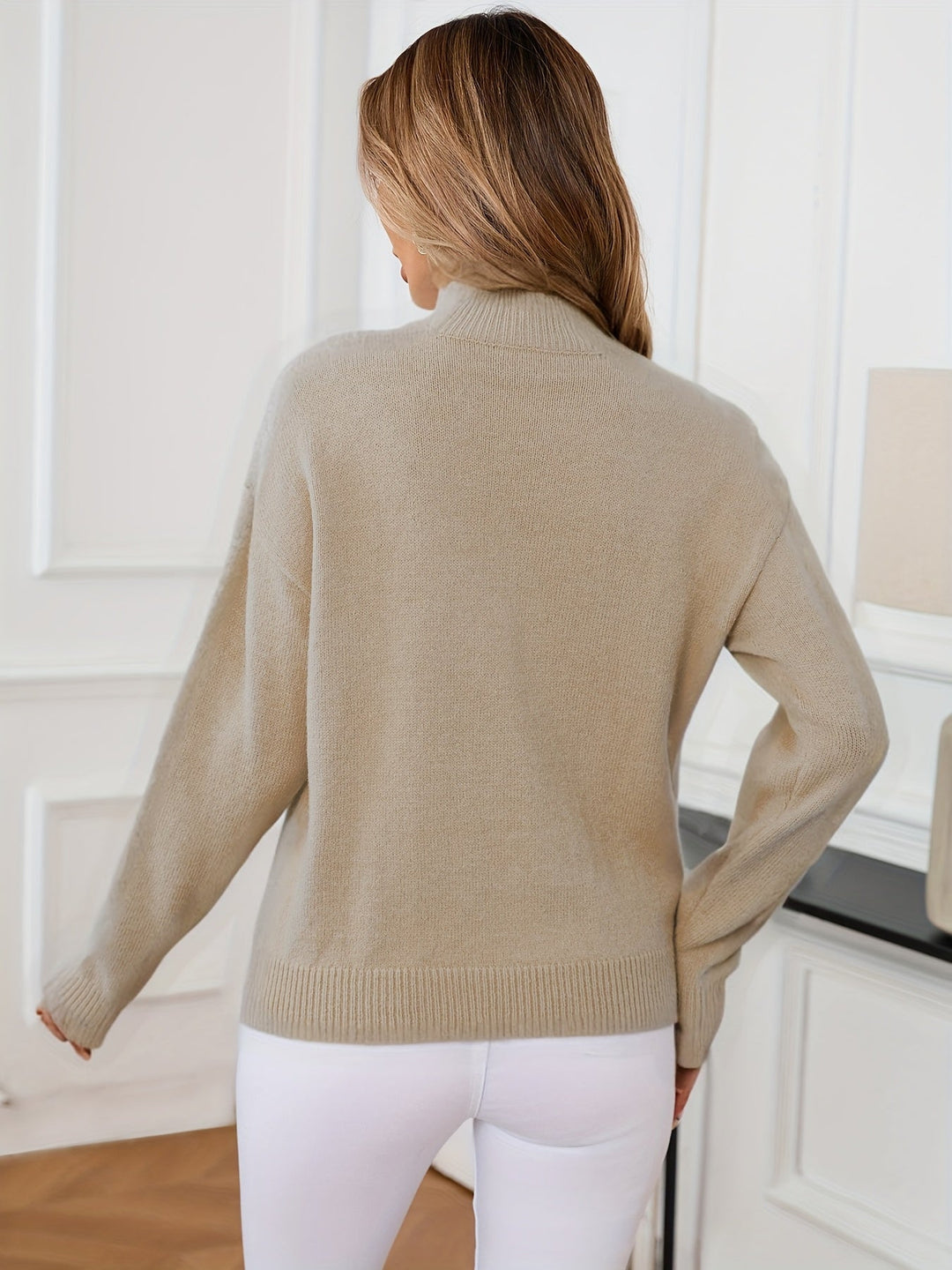 Lorelei | Wyrafinowany Sweter z Mock Neck