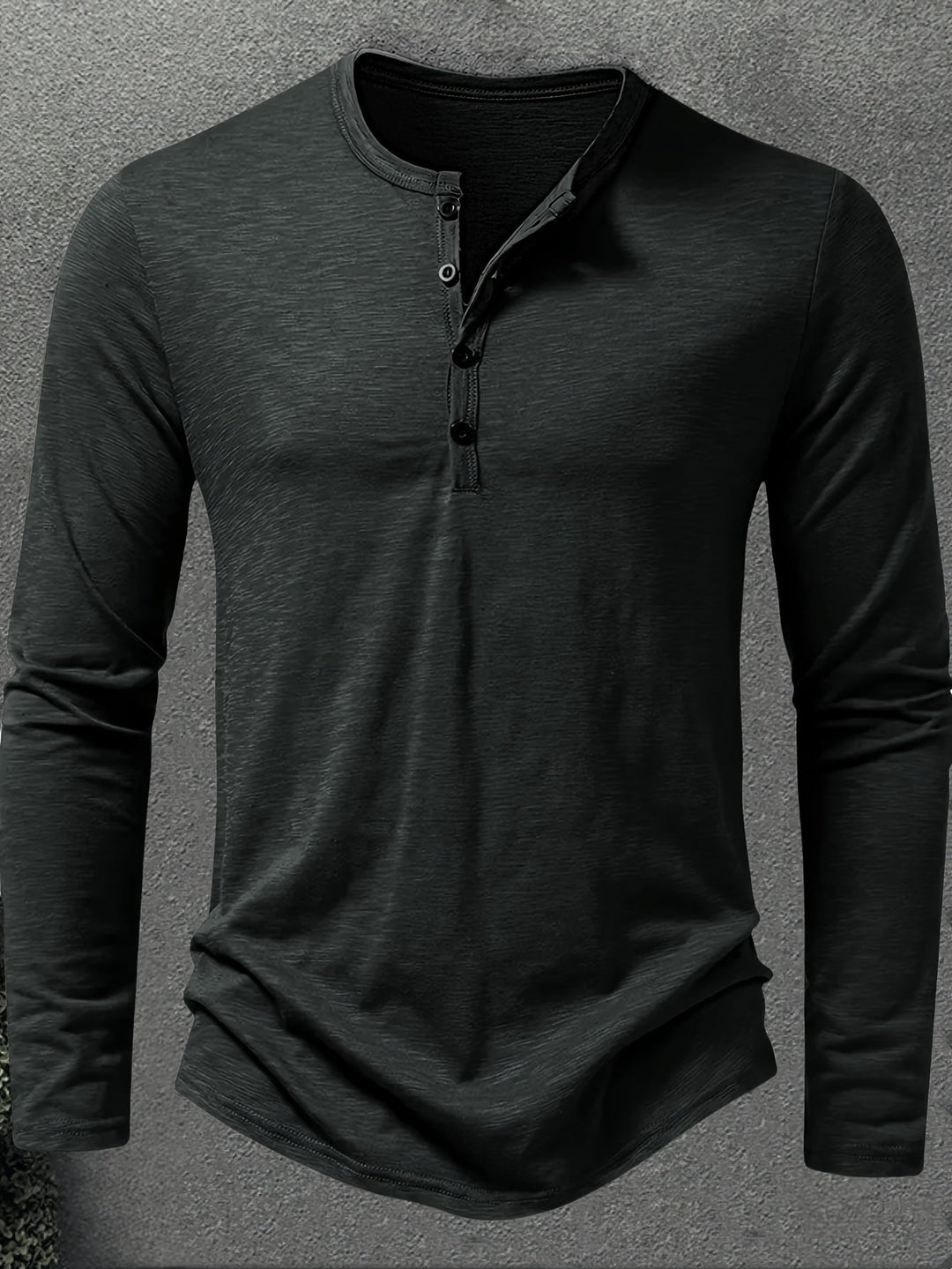 Dalton | Klasyczny Henley z Guzikami
