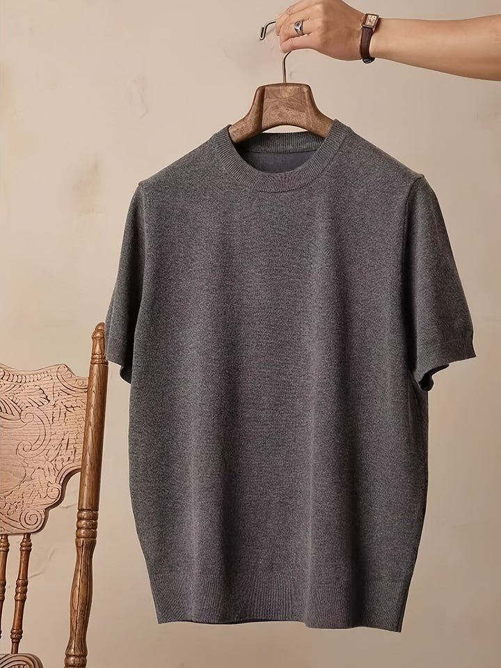 Reid | Elegancki Krótki Rękaw Sweter
