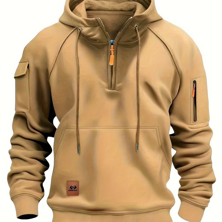 Rafferty | Hoodie z półzamkiem