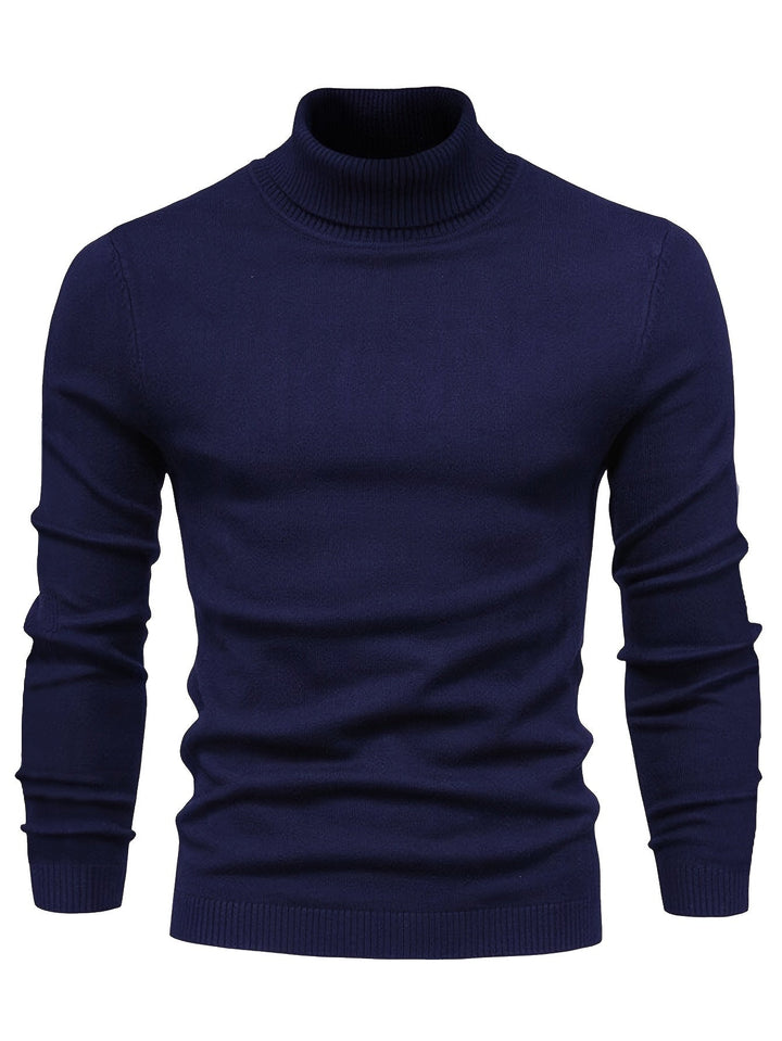 Malcolm | Klasyczny Sweter z Mock-Neck