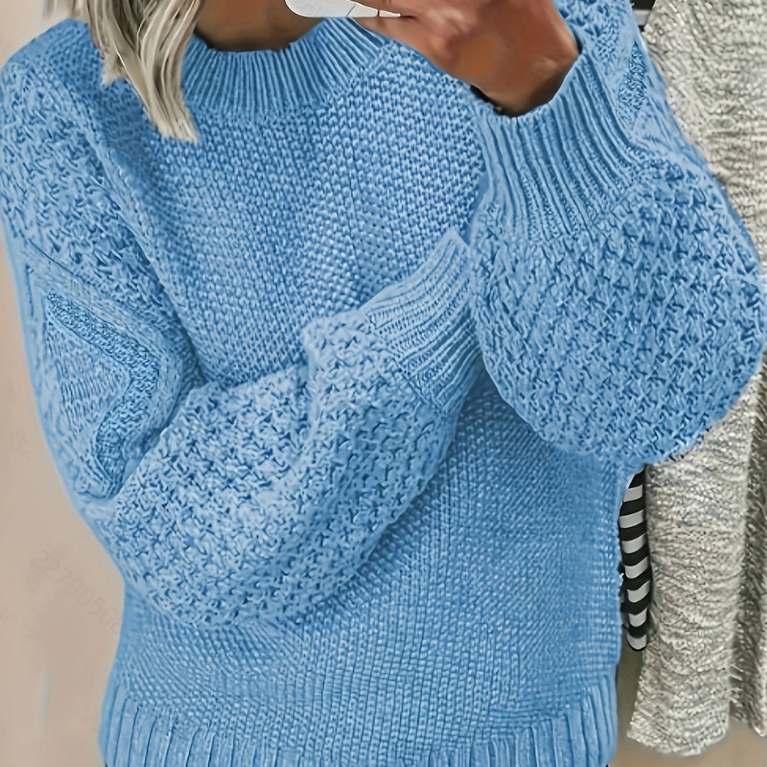 Bonnie | Przytulny Sweter z Lantern-Sleeve
