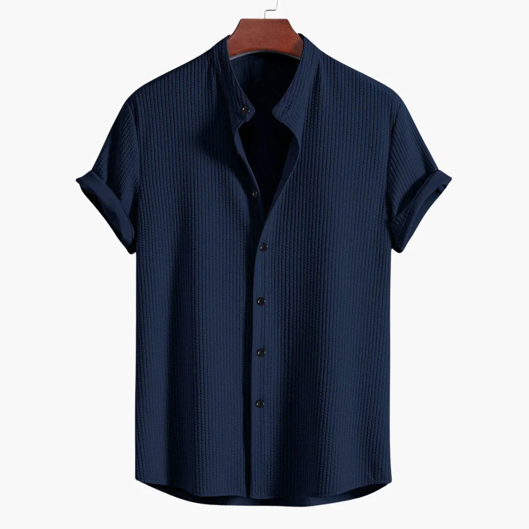 Cyrus | Elegancka koszula z stójką