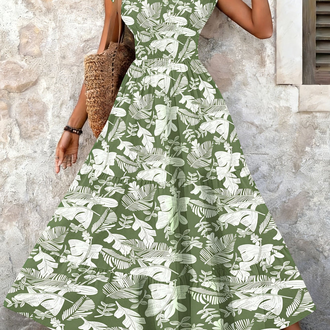 Lorena | Swobodna Boho Maxi Sukienka