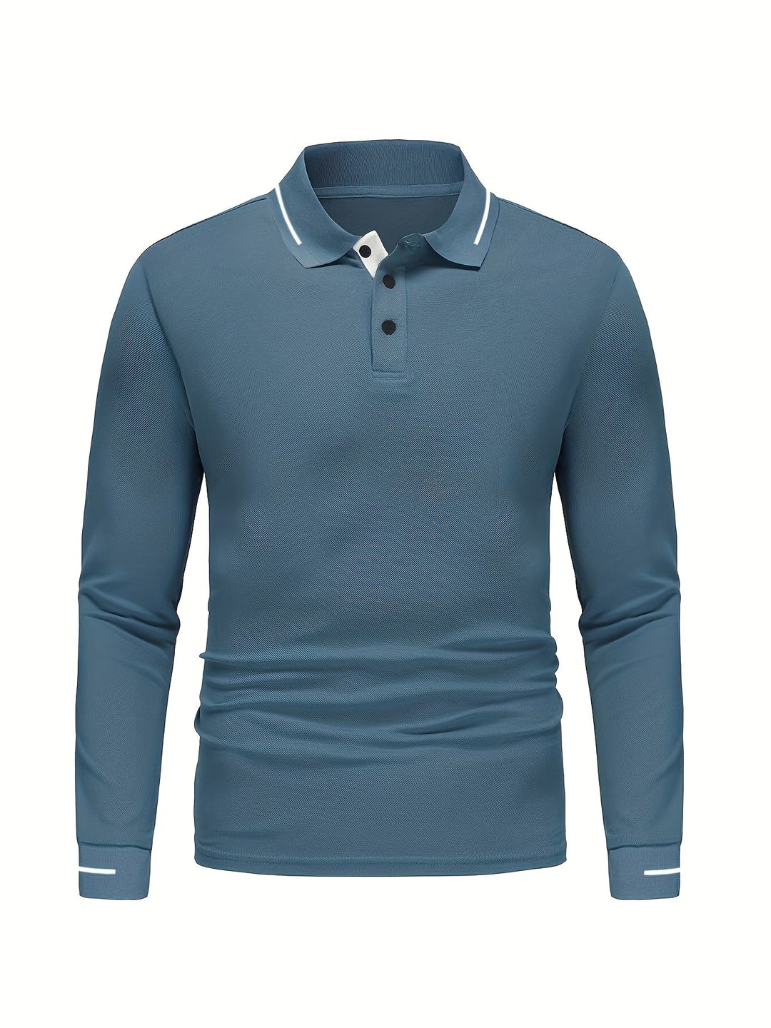 Dalton | Elegancka Koszula Polo z Długim Rękawem