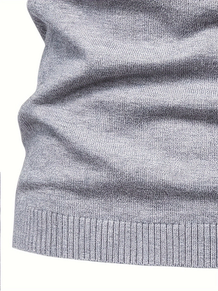 Malcolm | Klasyczny Sweter z Mock-Neck