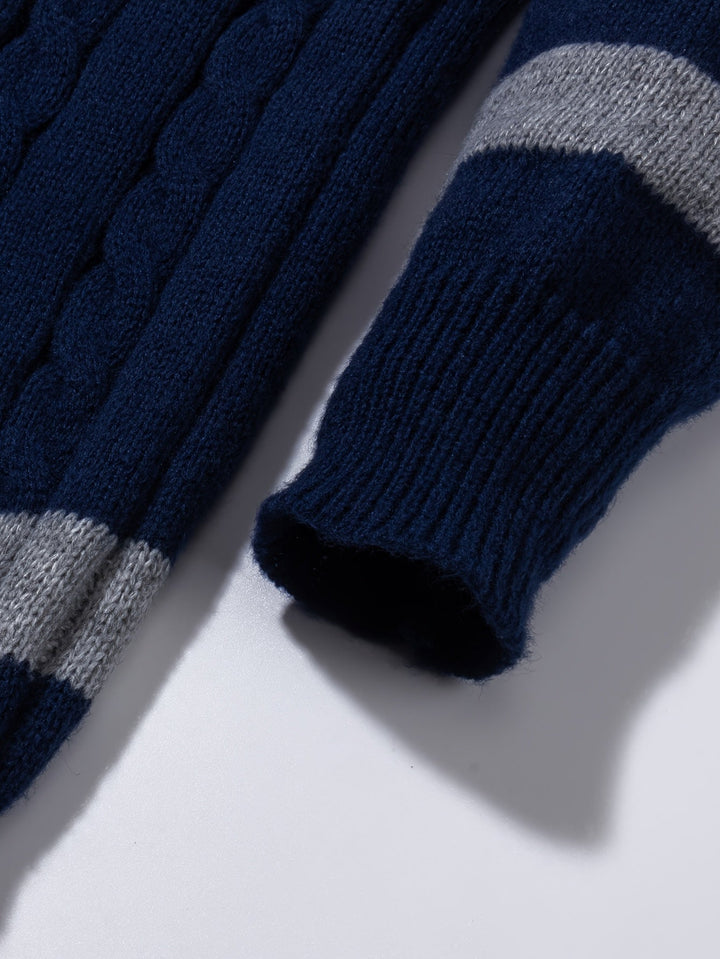 Nolan | Sweter z teksturowanym splotem
