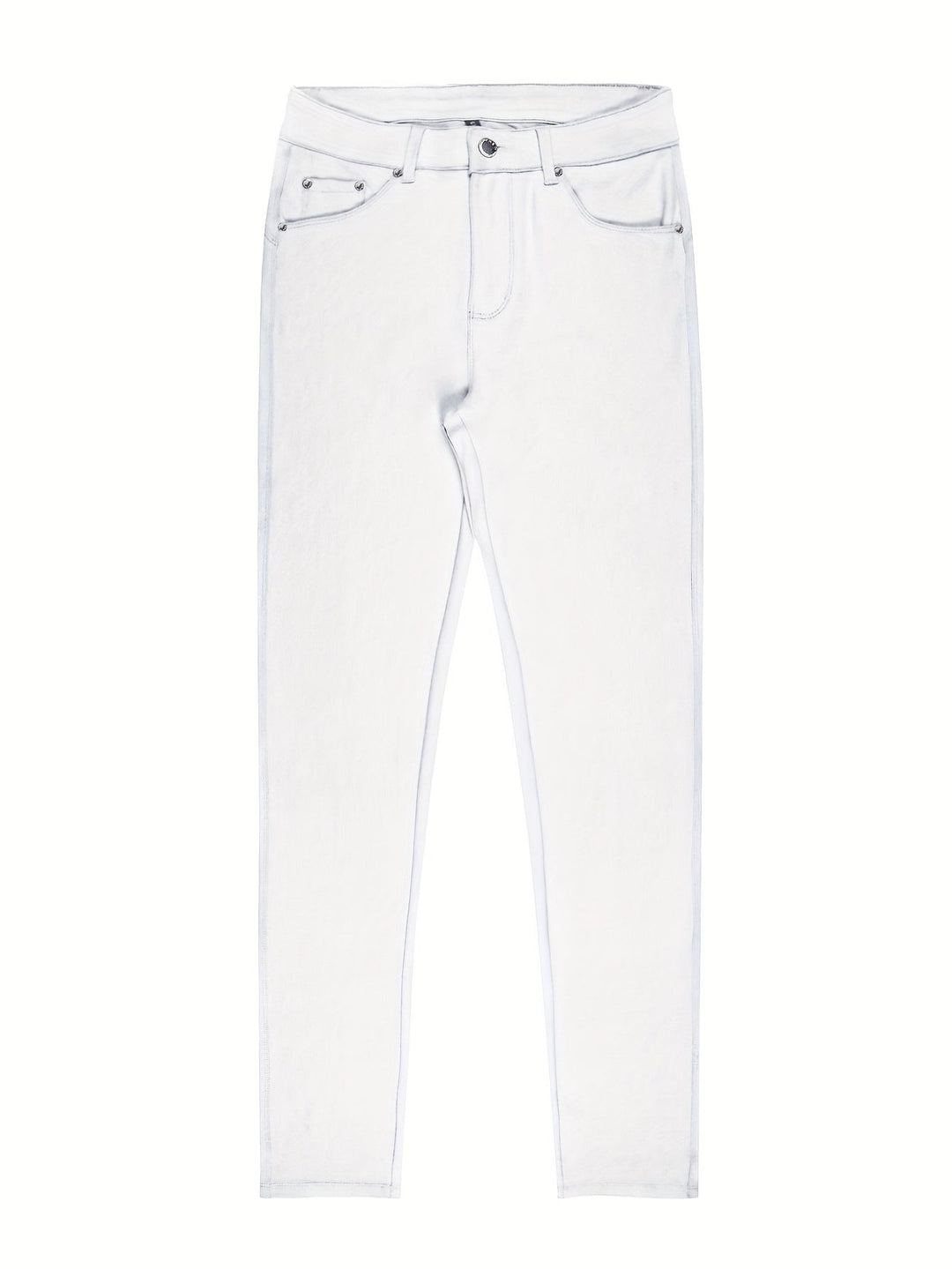 Joan | Jeansy Skinny z Wysokim Stanem