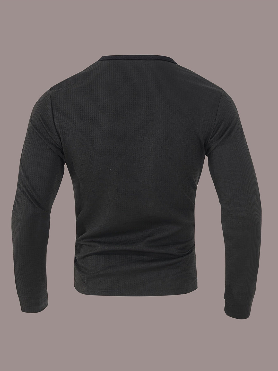 Curtis | Teksturowany longsleeve Henley