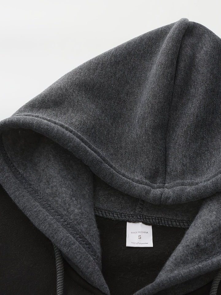 Cedric | Kolorowy Blokowany Hoodie na Zamek