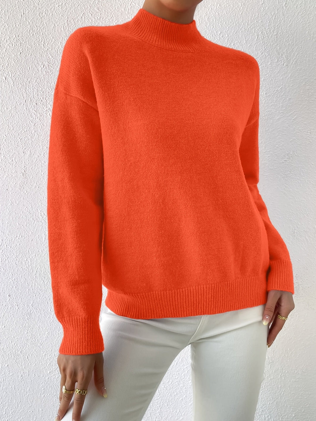 Lorelei | Wyrafinowany Sweter z Mock Neck