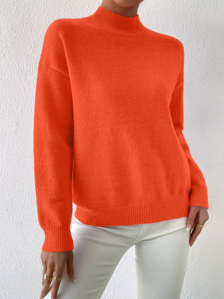 Lorelei | Wyrafinowany Sweter z Mock Neck