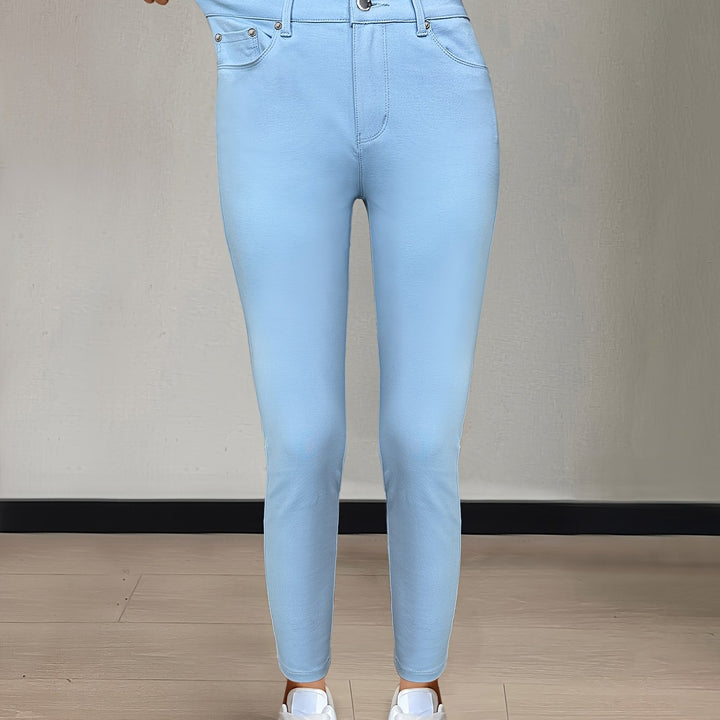 Sylvie | Jeansy Skinny z Wysokim Stanem
