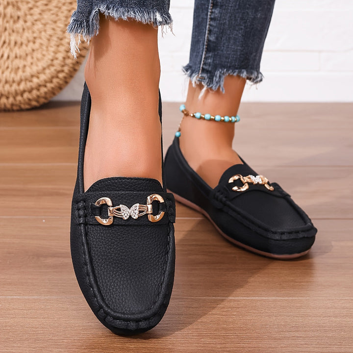 Nora | Eleganckie Mokasyny z Klamrą