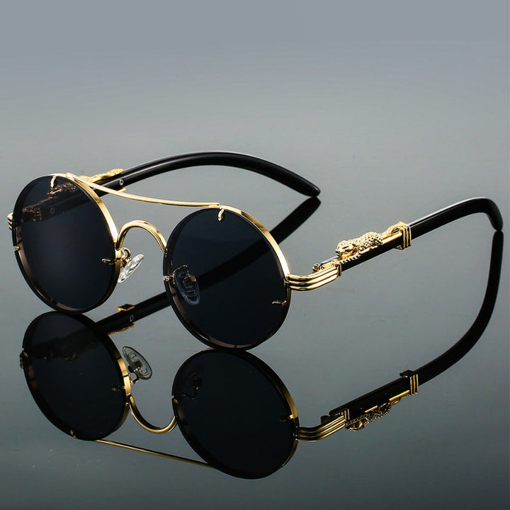 Cayden | Smukłe Retro Owalne Okulary Przeciwsłoneczne