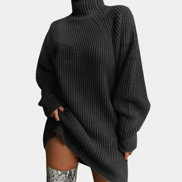 Damski Sweter Oversized z Ażurowym Splotem