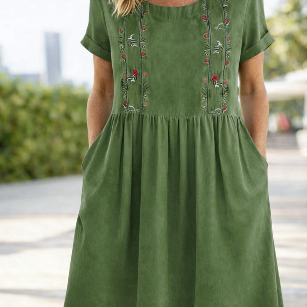 Trixie | Lu dress z krótkim rękawem na lato