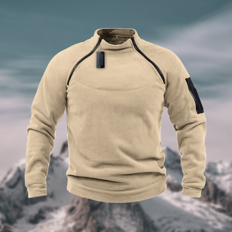 Leonard | Pulower z Kołnierzem Stand-Collar i Zamek 1/4