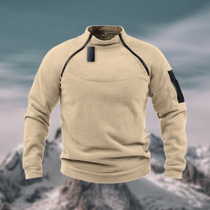 Leonard | Pulower z Kołnierzem Stand-Collar i Zamek 1/4