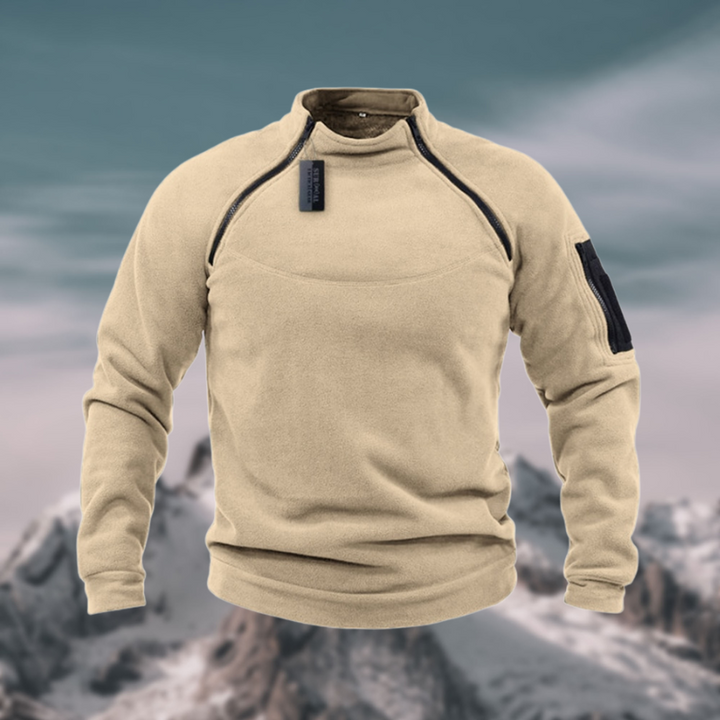 Leonard | Pulower z Kołnierzem Stand-Collar i Zamek 1/4
