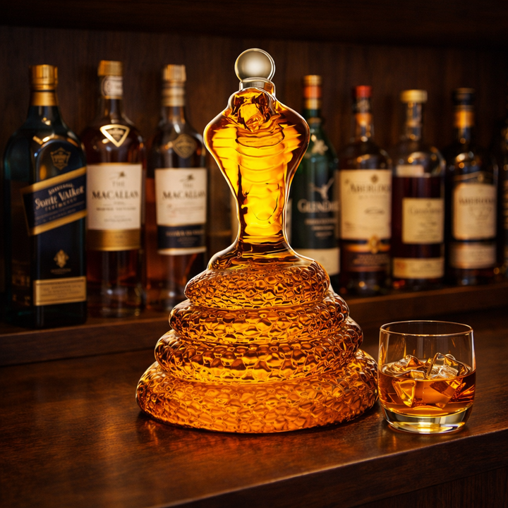 Rodney | Butelka Whisky w Designie Kobra