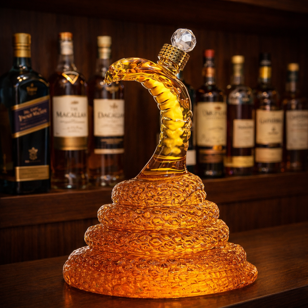 Rodney | Butelka Whisky w Designie Kobra