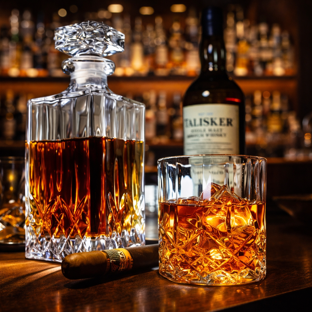 Shane | Zestaw Butelki Whisky z Butelką i Szklanką