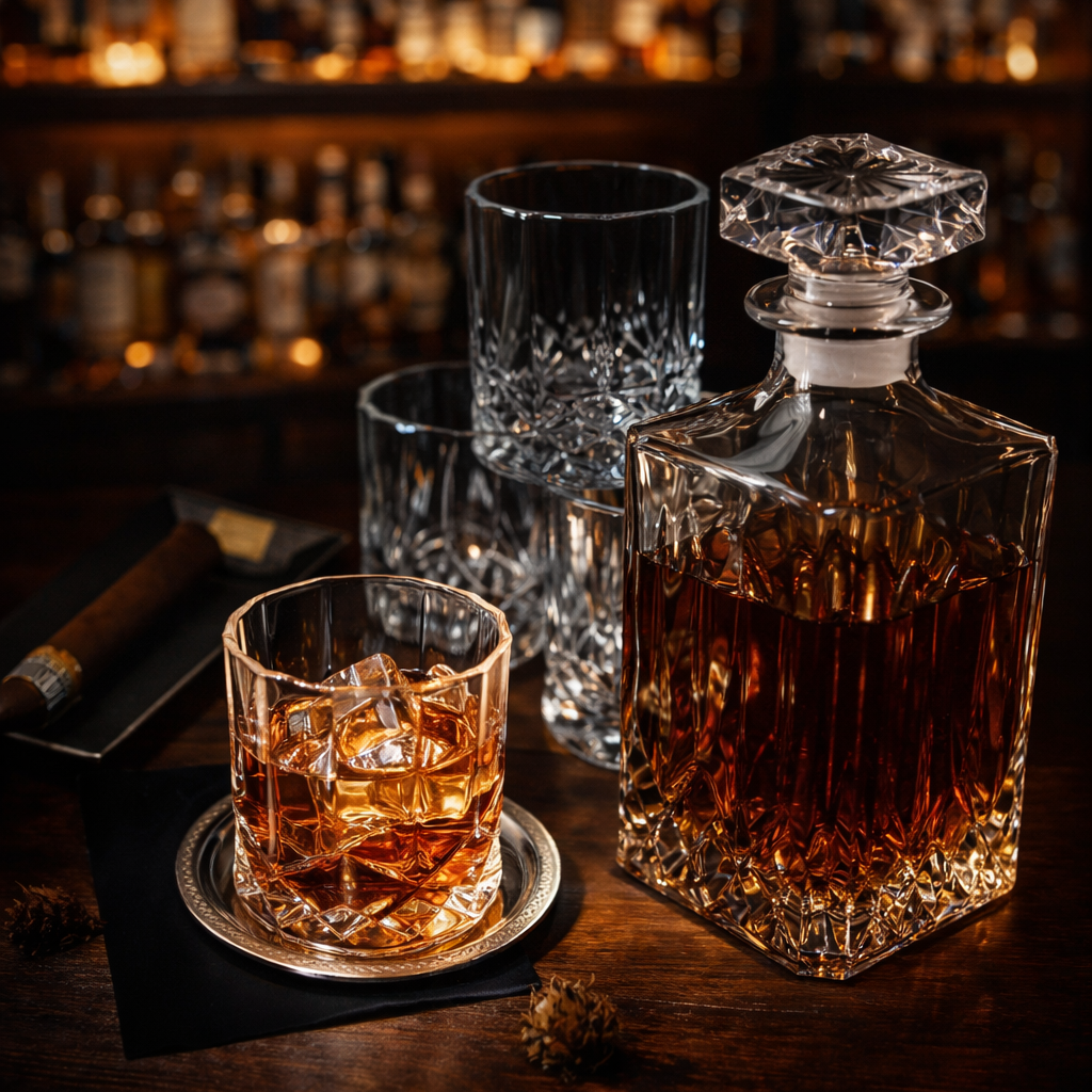 Shane | Zestaw Butelki Whisky z Butelką i Szklanką