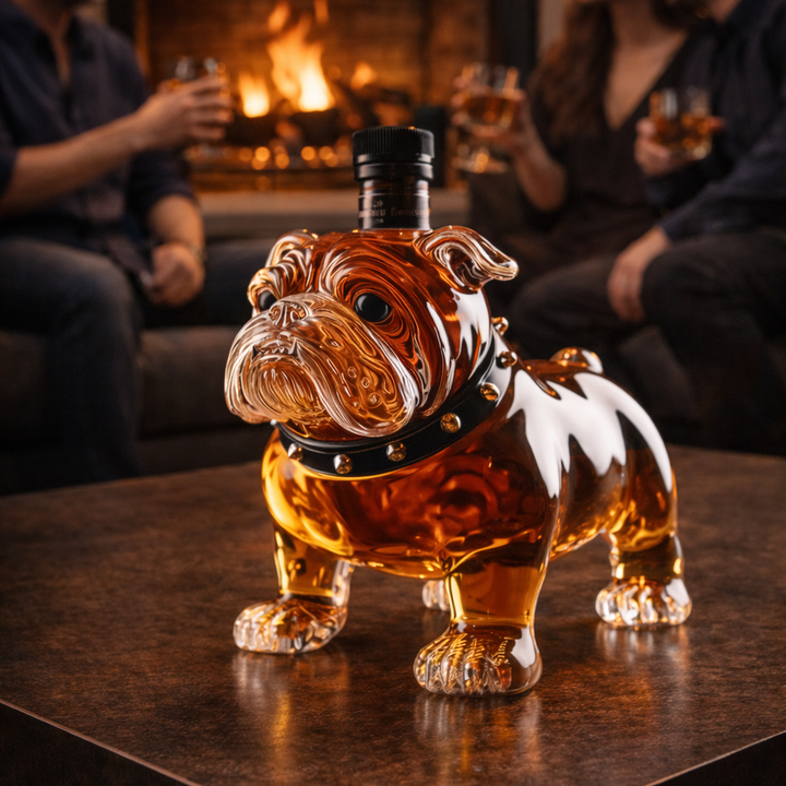 Frank | Butelka Whisky w Designie Buldoga