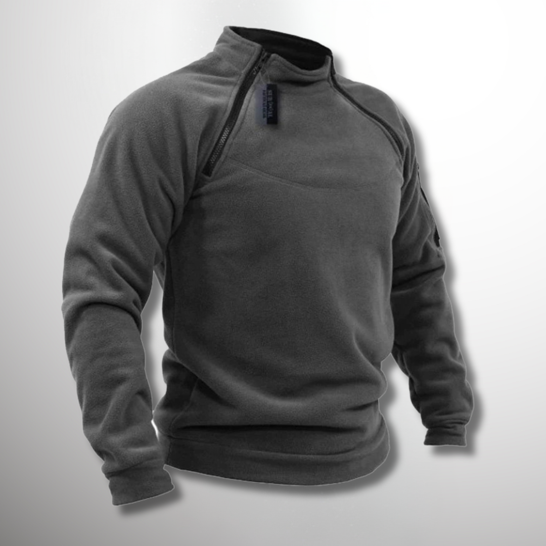 Leonard | Pulower z Kołnierzem Stand-Collar i Zamek 1/4