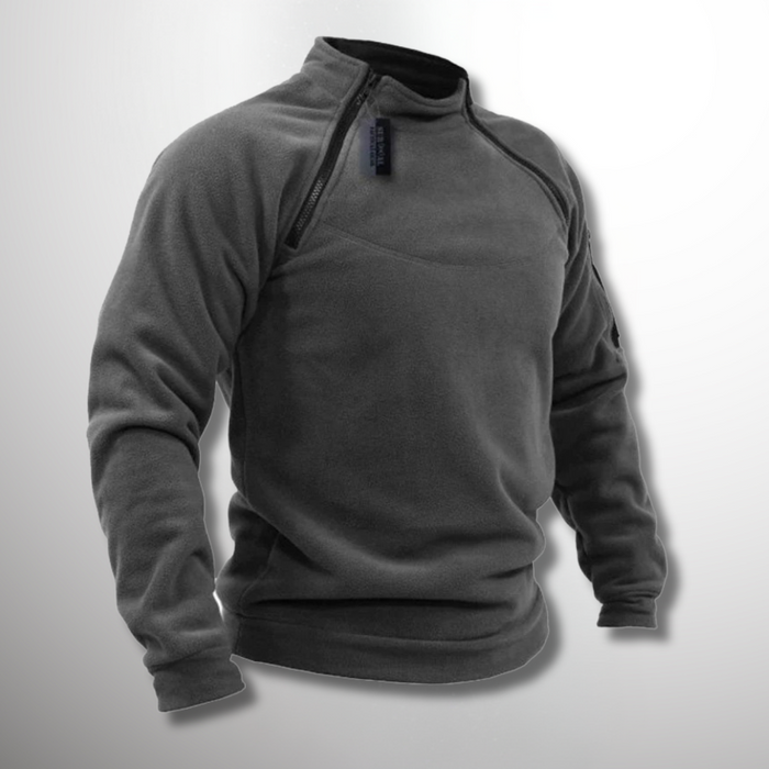 Leonard | Pulower z Kołnierzem Stand-Collar i Zamek 1/4