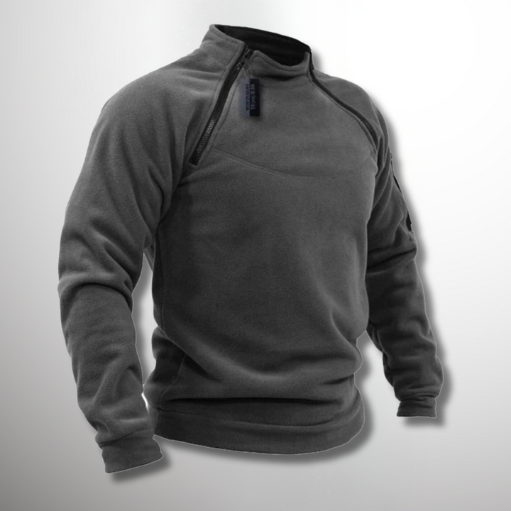 Leonard | Pulower z Kołnierzem Stand-Collar i Zamek 1/4