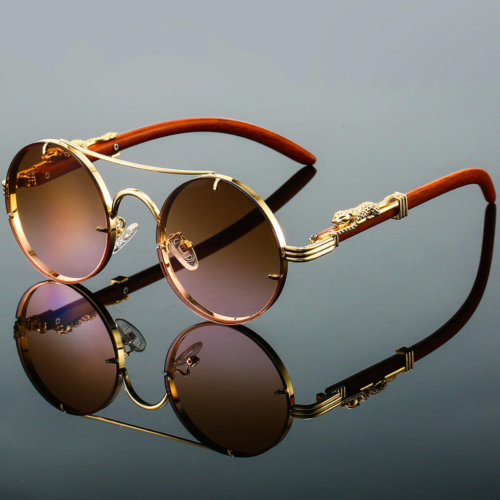 Cayden | Smukłe Retro Owalne Okulary Przeciwsłoneczne