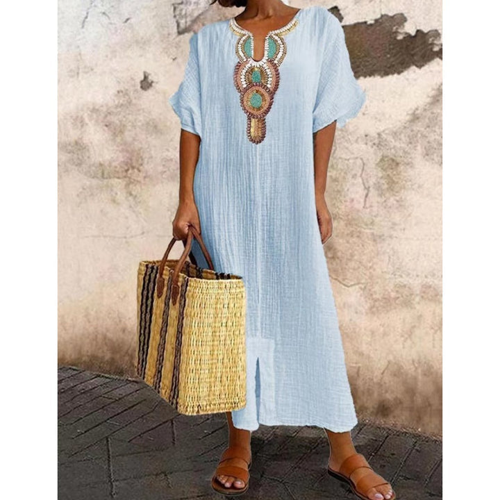 Marnie | Luźna Boho Sukienka Maxi