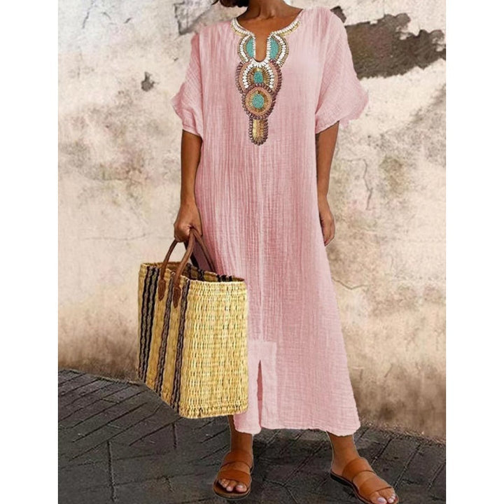 Marnie | Luźna Boho Sukienka Maxi