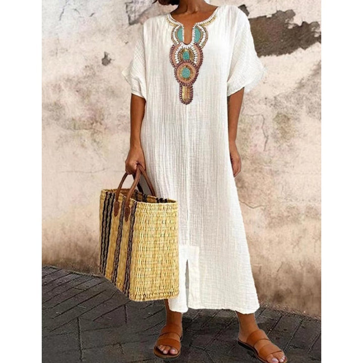 Marnie | Luźna Boho Sukienka Maxi