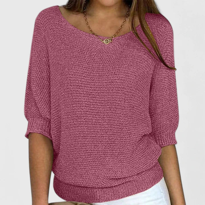 Maureen | Sweter z luźnymi rękawami