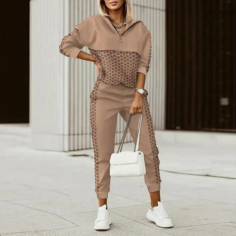 Marcia | Luźny dres z półzamkiem