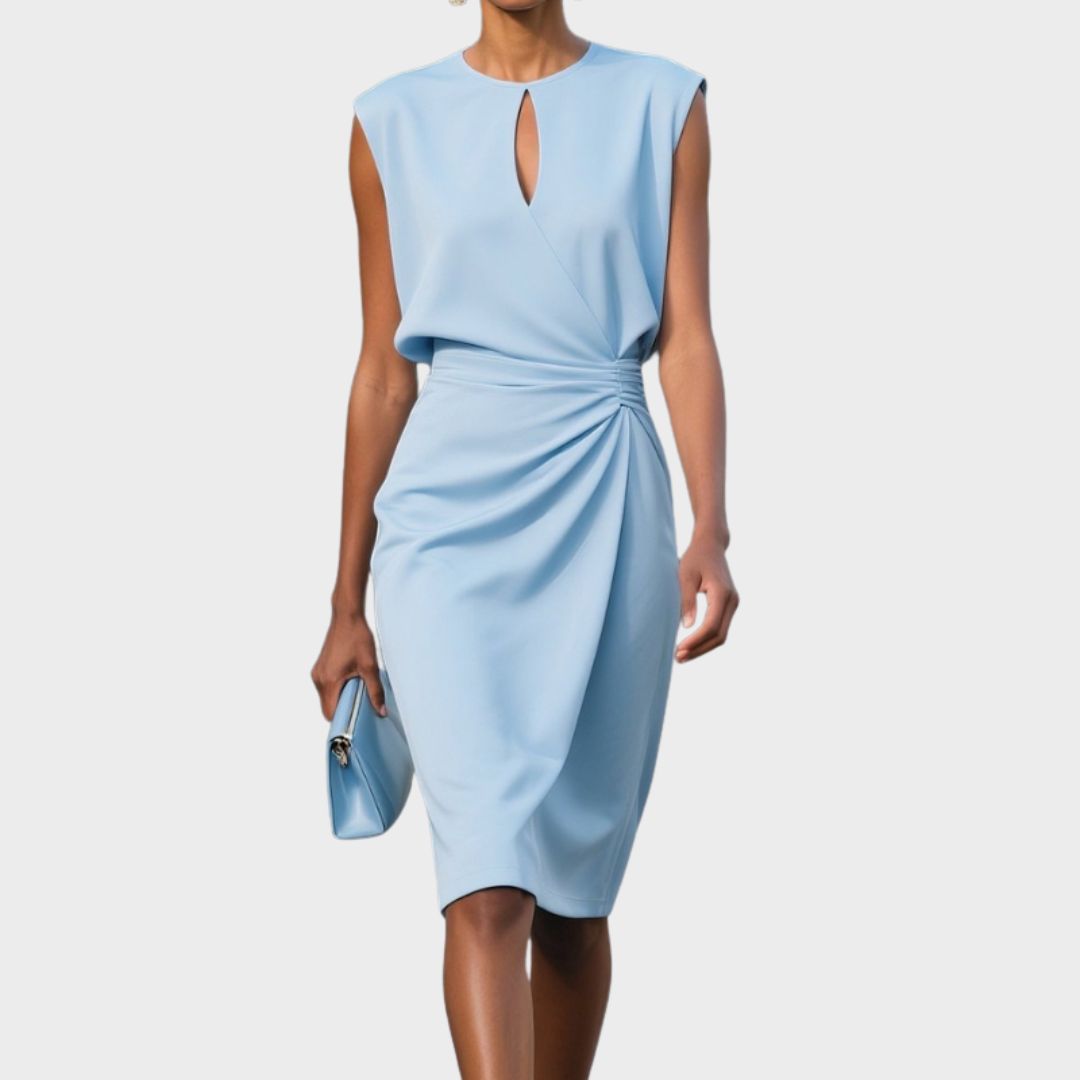 Laurena | Elegancka, Swobodnie Płynąca Sukienka Midi