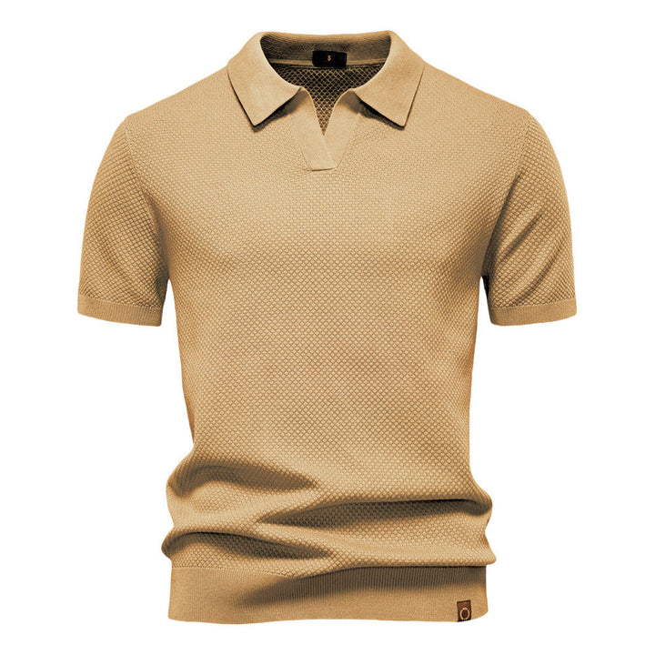 Carter | Klasyczna teksturowana koszulka polo